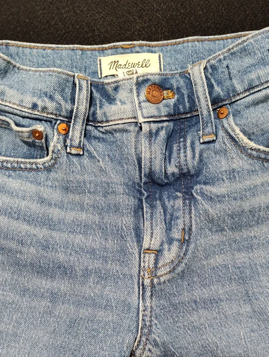 Madewell Women's The Perfect Vintage Jean Mid Rise Med Indigo Wash Jeans, 23P - Picture 5 of 13